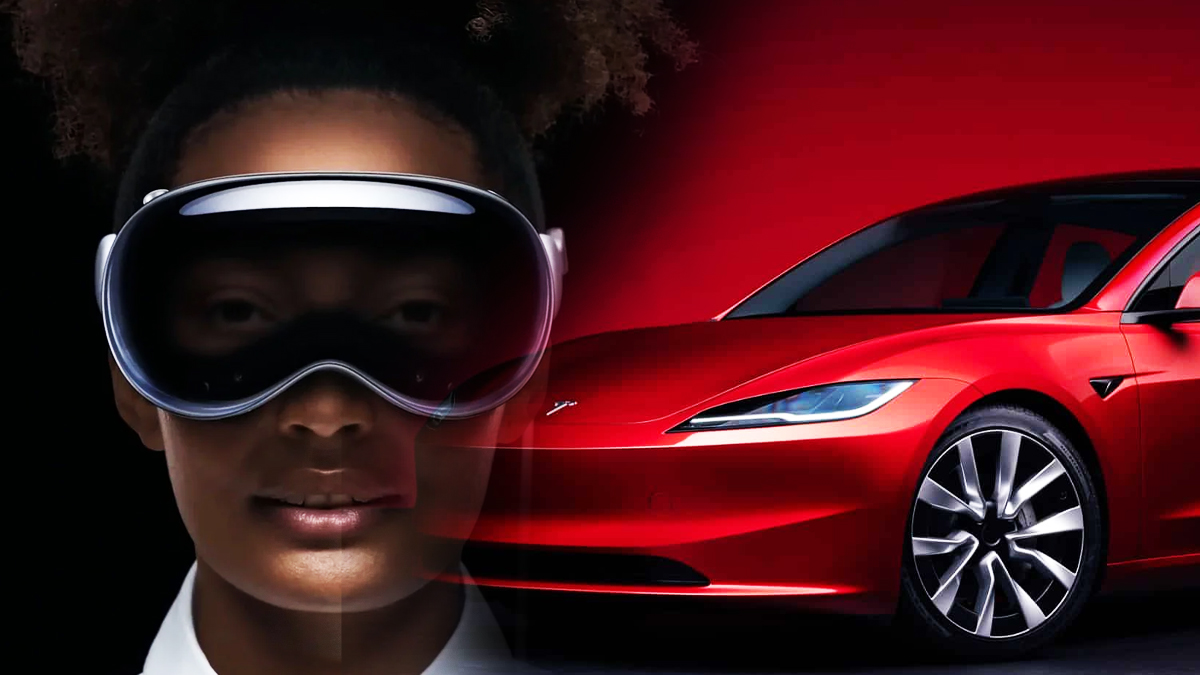 Les dangers de l'utilisation du Vision Pro en conduisant une Tesla