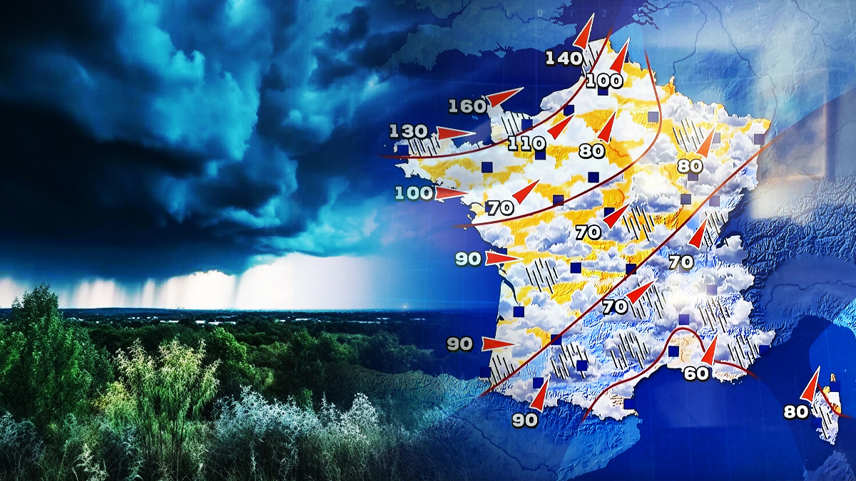 Météo : 81 départements en alerte vents violents ce jeudi