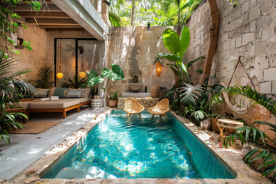 Petits espaces, grandes idées : comment intégrer une mini-piscine dans votre jardin