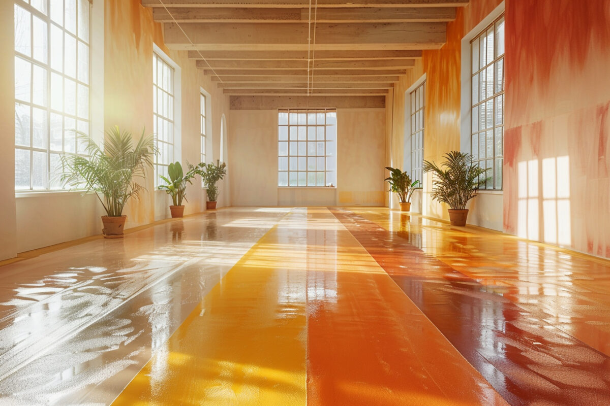 Teinter un ragréage pour une décoration intérieure harmonieuse