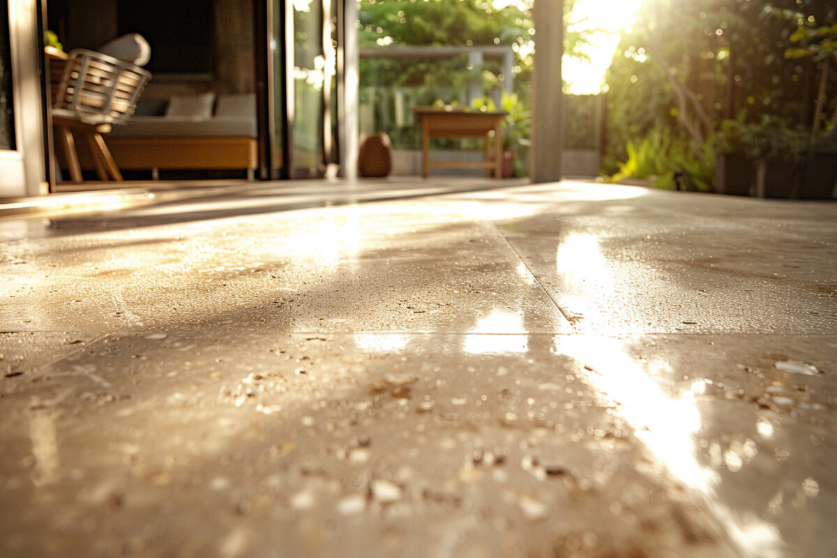 Choisir entre une finition lisse et une finition texturée pour votre terrasse en béton