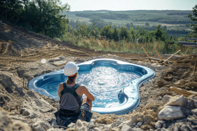 Installation d’une piscine coque sur un terrain en pente : ce qu’il faut savoir