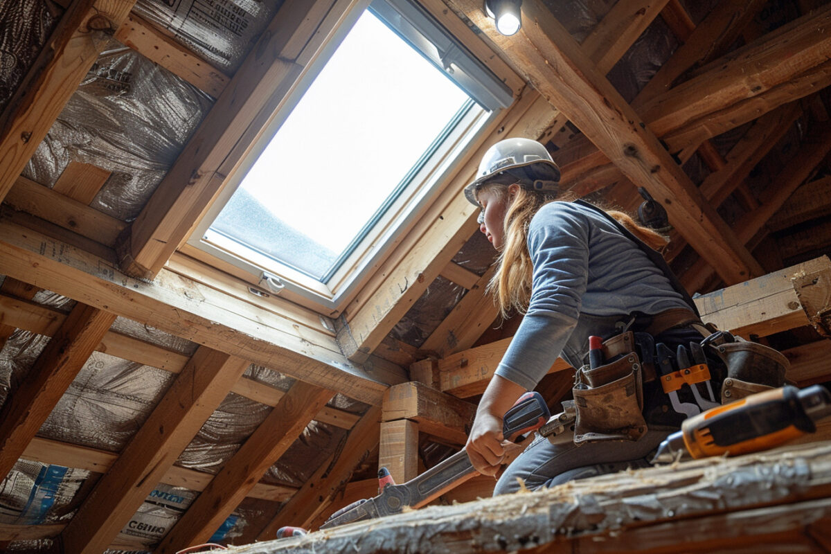 Installer une fenêtre de toit dans une maison ancienne sans nuire à sa structure