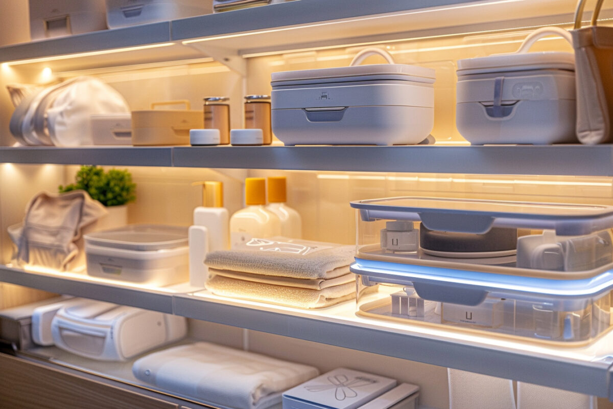 Intégrer des accessoires intelligents pour optimiser votre placard