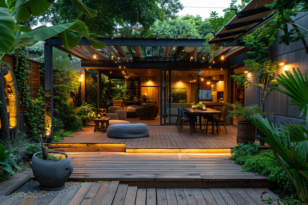 Intégrer un éclairage extérieur efficace dans une terrasse en bois : Les clés du succès