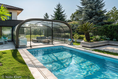 L’abri de piscine, un atout majeur pour maintenir la température de l’eau