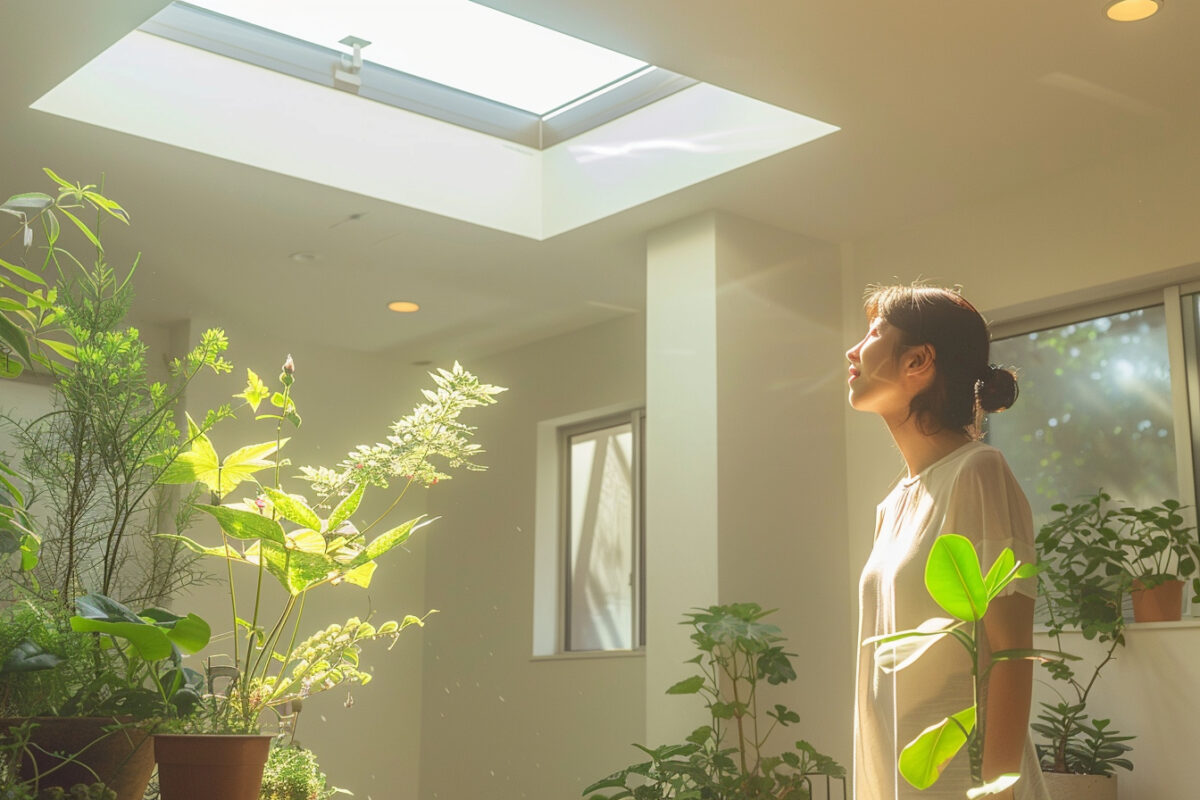 L’impact d’une fenêtre de toit sur la ventilation naturelle d’une pièce