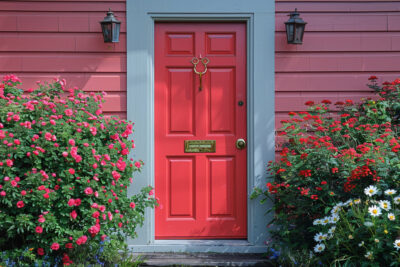 L’influence de la couleur de votre porte d’entrée sur l’attrait de votre maison