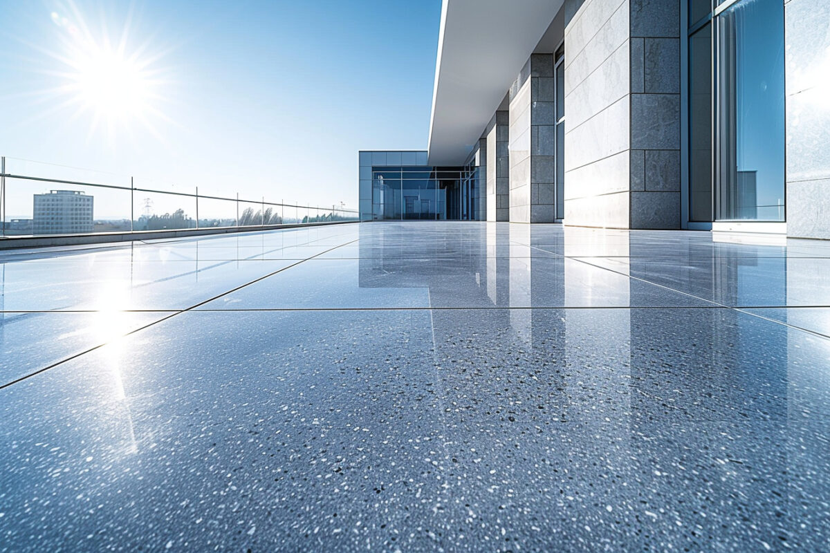 Le béton ciré en extérieur : une option pour les terrasses et allées