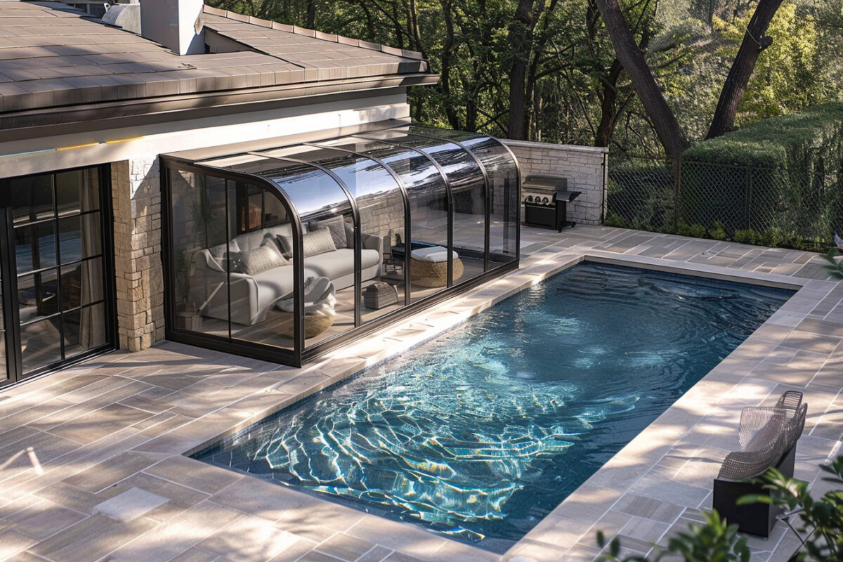 Les avantages d’un abri de piscine télescopique