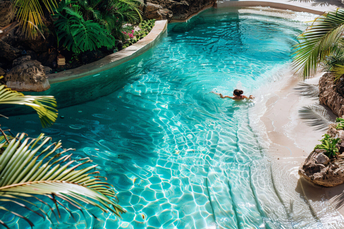 Les avantages d’une plage immergée dans votre piscine en dur