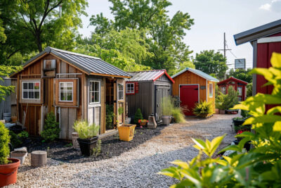 Les meilleures options de revêtement extérieur pour votre abri de jardin
