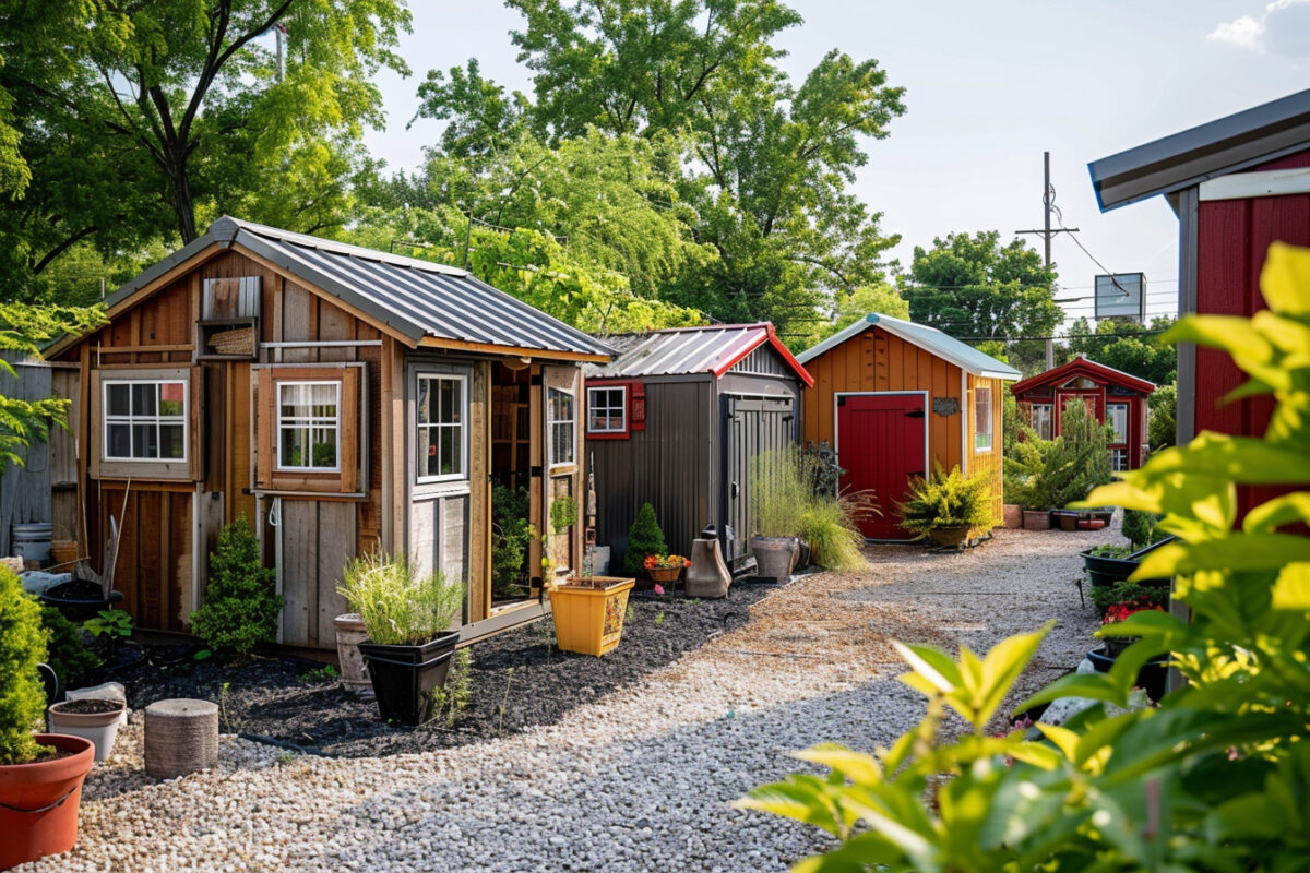 Les meilleures options de revêtement extérieur pour votre abri de jardin
