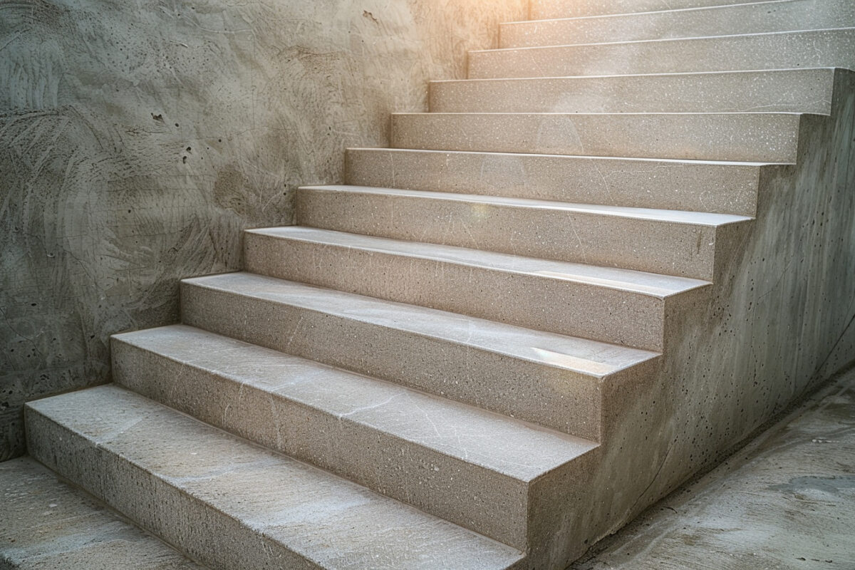 Meilleures pratiques pour appliquer le béton ciré sur des escaliers