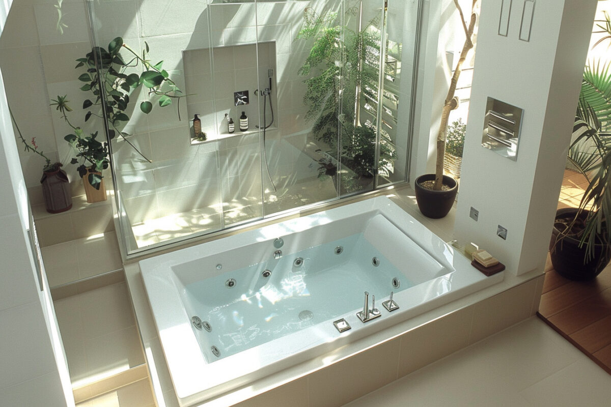Options de design pour les baignoires à porte : comment sublimer votre salle de bain