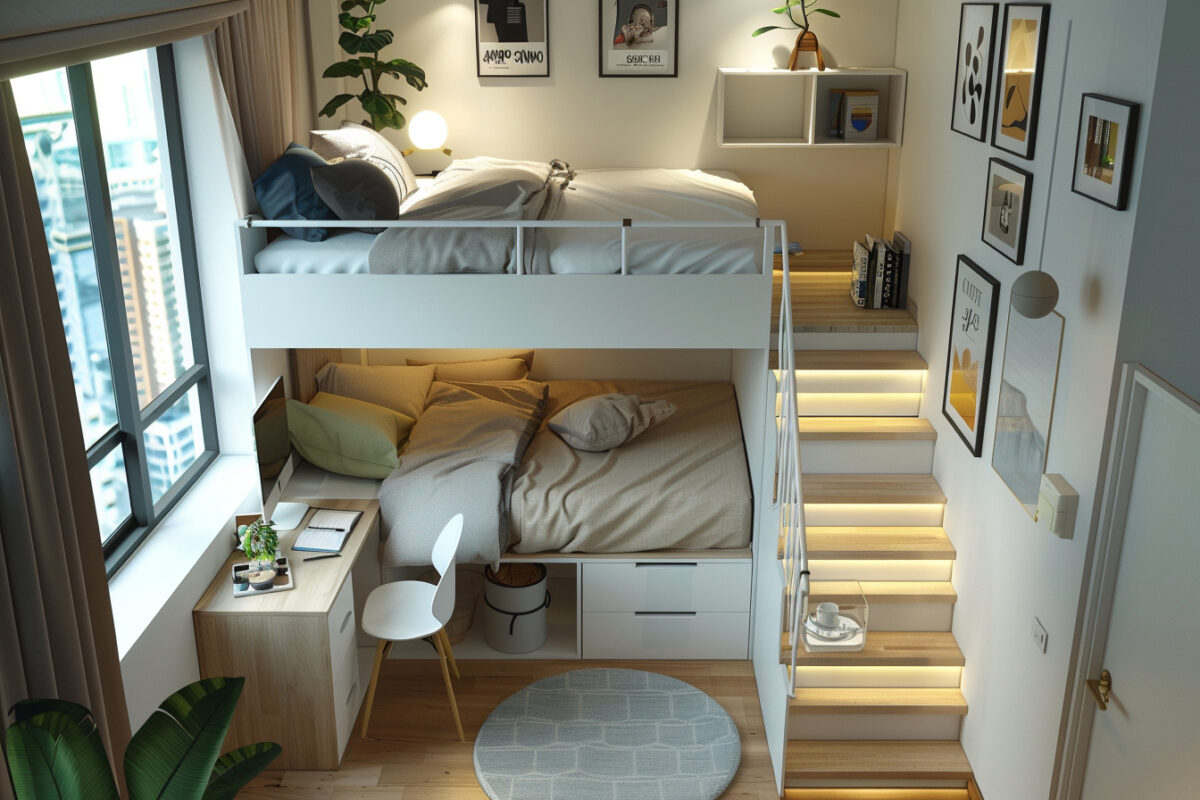 Options de design pour une mezzanine dans un petit appartement