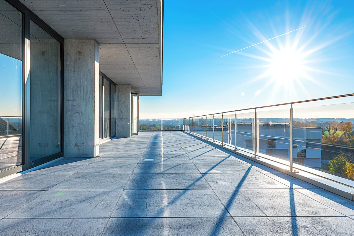 Précautions pour assurer la sécurité autour d’une terrasse en béton