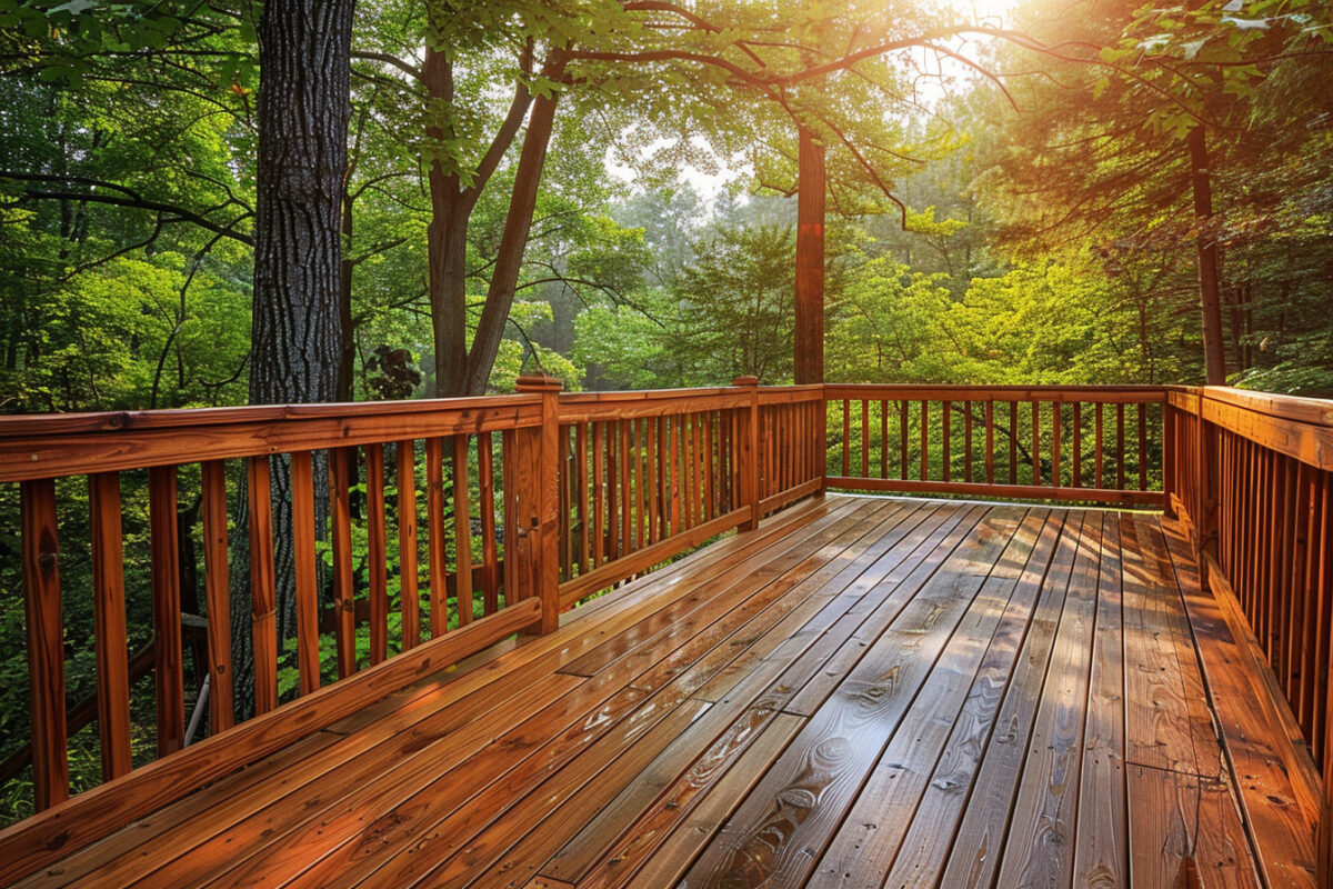Solutions pour sécuriser une terrasse en bois contre les risques de glissement