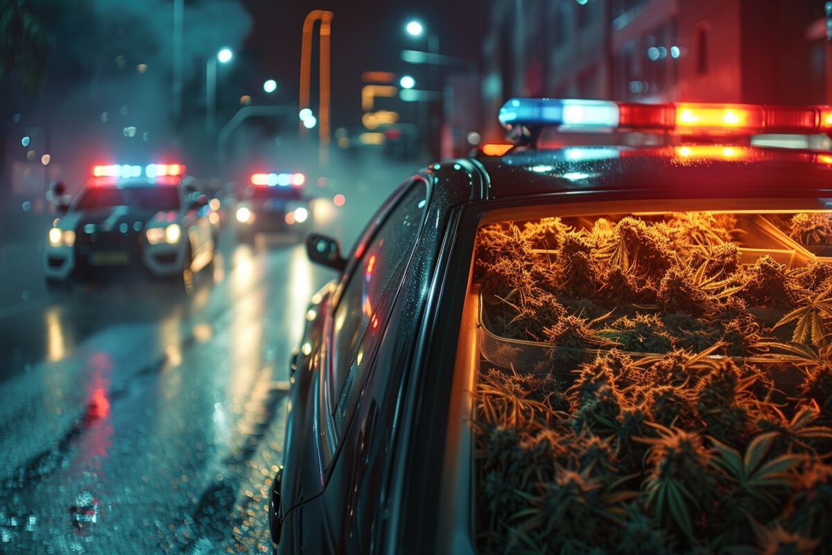 Découvrez comment 2,5 kg de cannabis cachés dans un sac de sport ont mené à l'arrestation d'un chauffeur-livreur