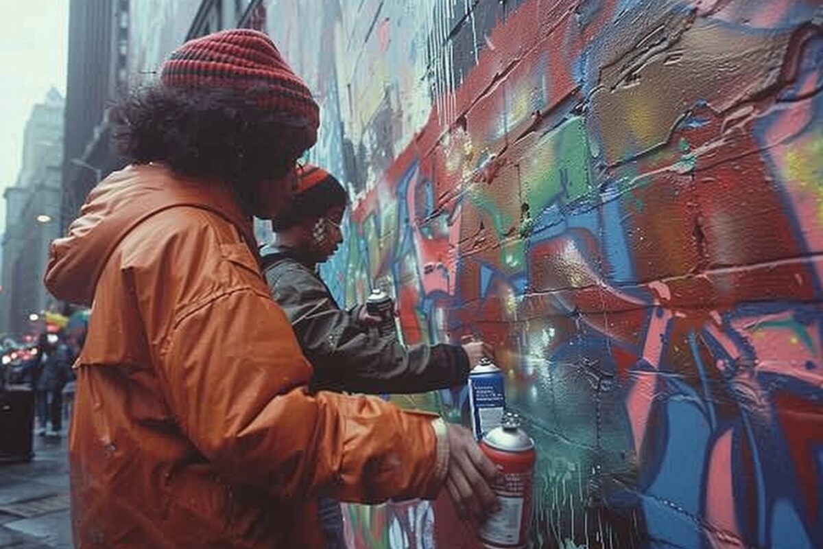 Narbonne : l'ombre des graffitis sous les lumières de la ville - Deux adolescents pris sur le fait
