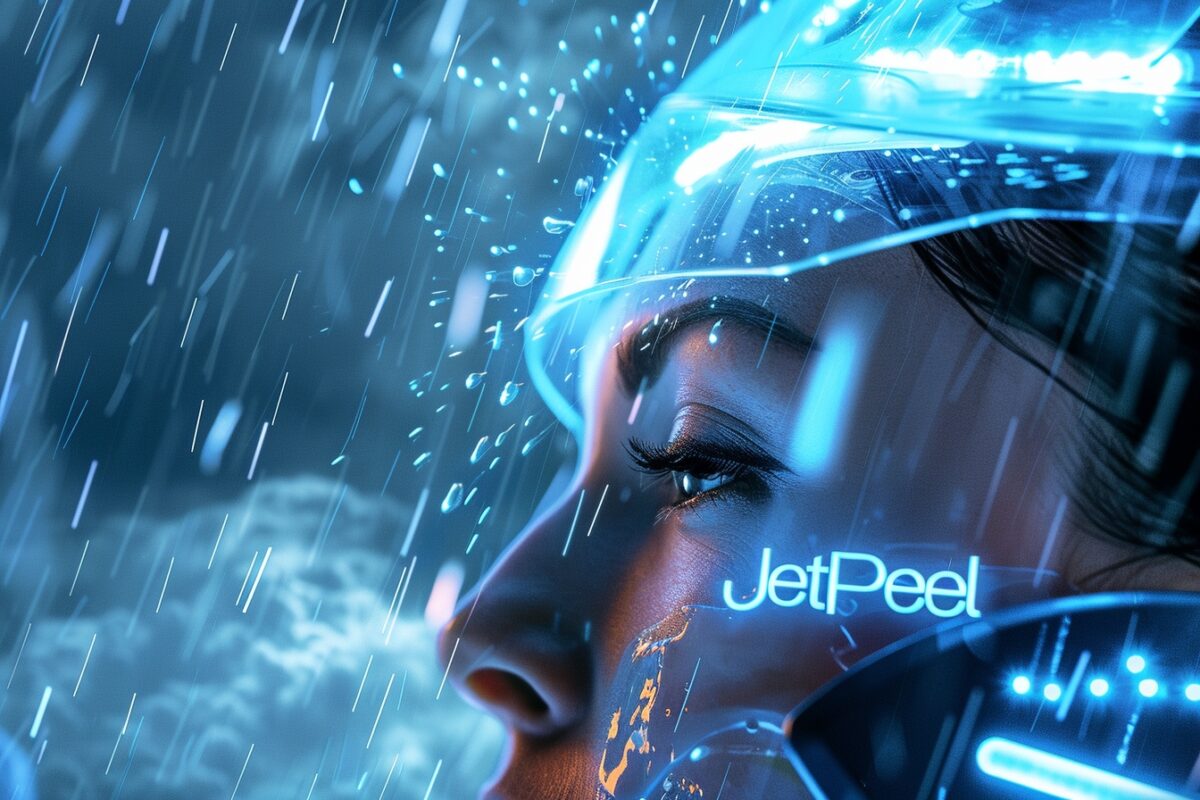 Un tourbillon de sensations : découvrez le soin JetPeel, l'expérience skincare futuriste qui vous réveille