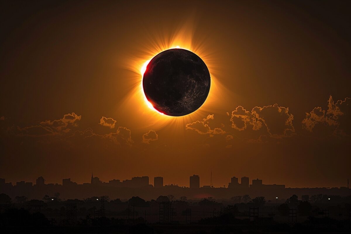 Une danse céleste : un regard fascinant sur les merveilleux clichés de l'éclipse solaire totale