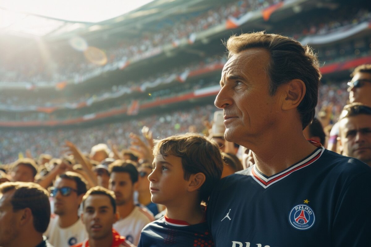 Voici ces moments où la famille Sarkozy brille au Parc des Princes : Jean, un reflet de plus en plus évident de son père