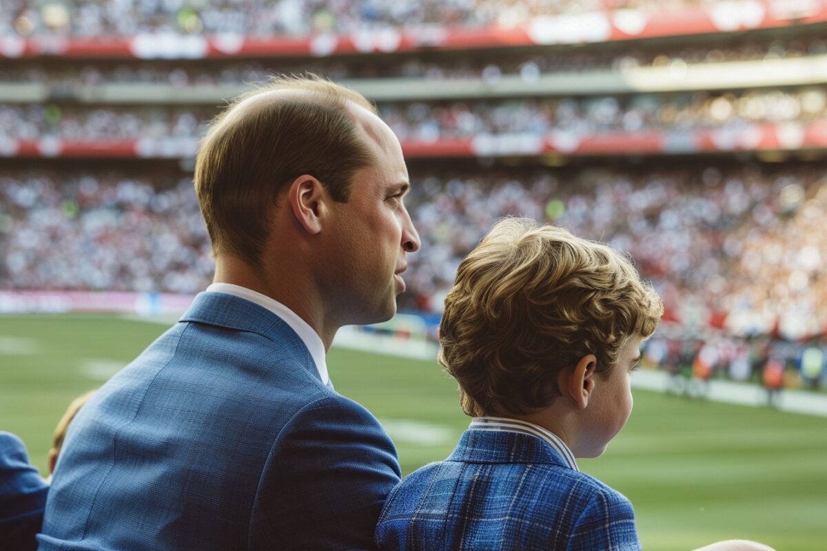 Voici le premier regard en public du prince William et de son fils George après l’annonce du cancer de Kate: leur soutien inébranlable lors d’un match de football