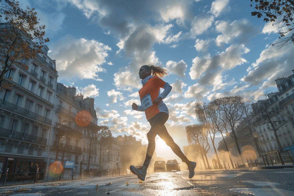 Voici Méline Rollin, la mathématicienne devenue recordwoman du marathon en France, se préparant pour les JO de Paris 2024