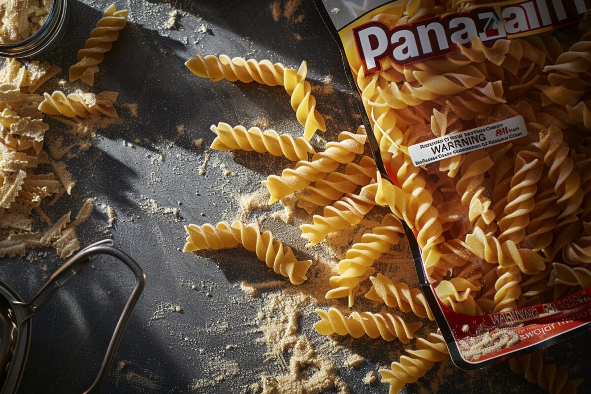 Voici pourquoi vous devriez revoir vos choix de pâtes: Les pâtes à cuisson rapide Panzani seraient contaminées par des corps étrangers