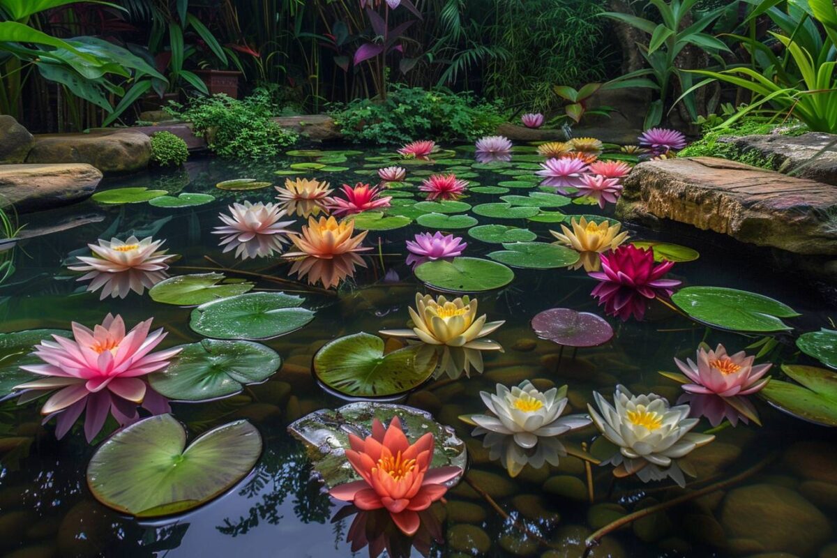 Voici comment créer un bassin fleuri avec des nénuphars pour une purification naturelle et spectaculaire