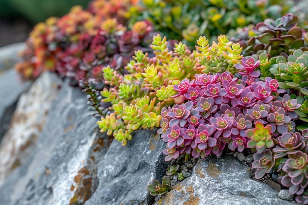 Voici pourquoi le sédum est la plante idéale pour transformer vos rocailles en tableaux vivants captivants