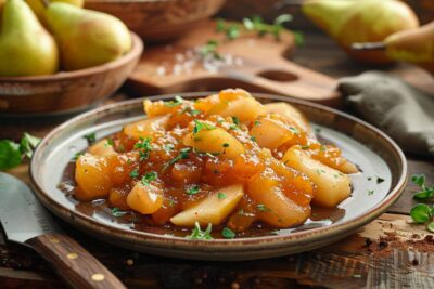 Voici comment préparer un chutney de poires alléchant et simple à réaliser