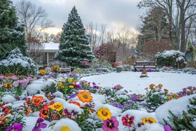 Voici les secrets pour illuminer votre jardin en hiver avec des fleurs à planter dès maintenant