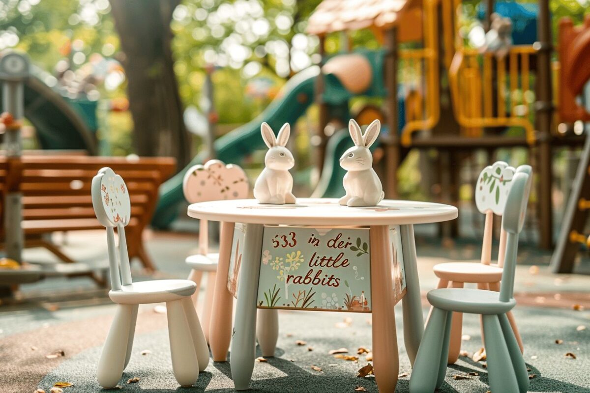 Risque potentiel pour les enfants : la table Trois petits lapins de Moulin Roty retirée du marché