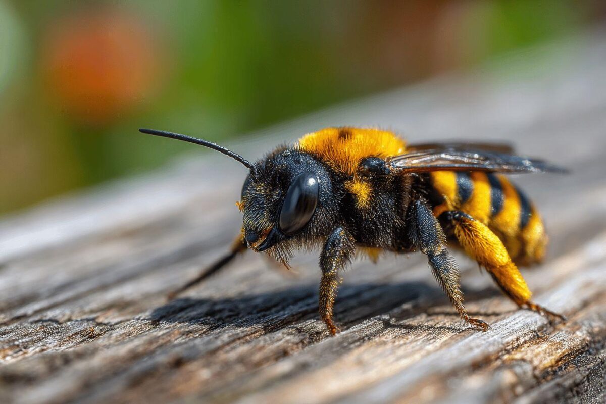 Abeille charpentière danger charpente : Est-ce vraiment un risque pour votre maison ?